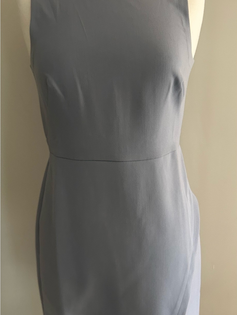 Classic Sleeveless Light PURPLE/Gray Sheath Dress